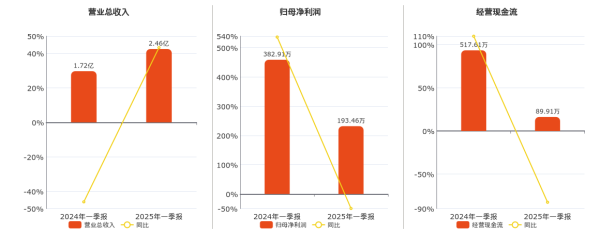 好的股票配资平台 天顺股份(002800.SZ)2025年一季报净利润为193.46万元、较去年同期下降49.48%