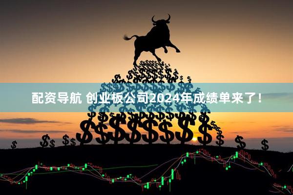 配资导航 创业板公司2024年成绩单来了！